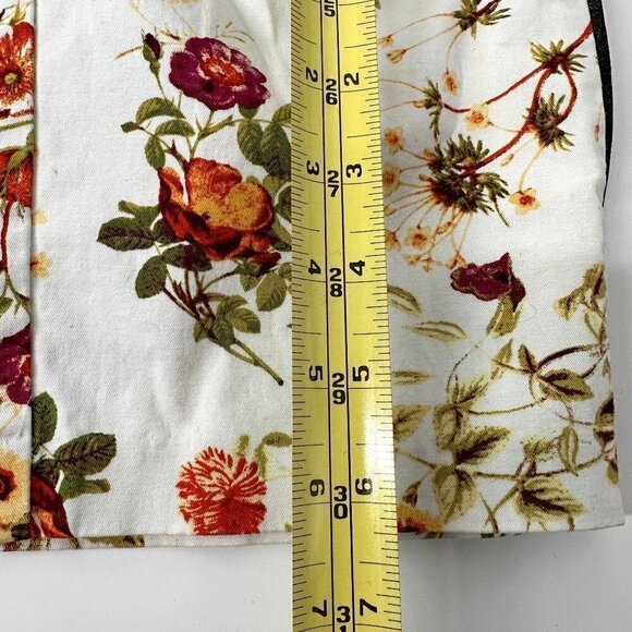 Disney Alice In Wonderland Crop Capris Floral Pants Size 6 Disney Bounding - Picture 7 of 14